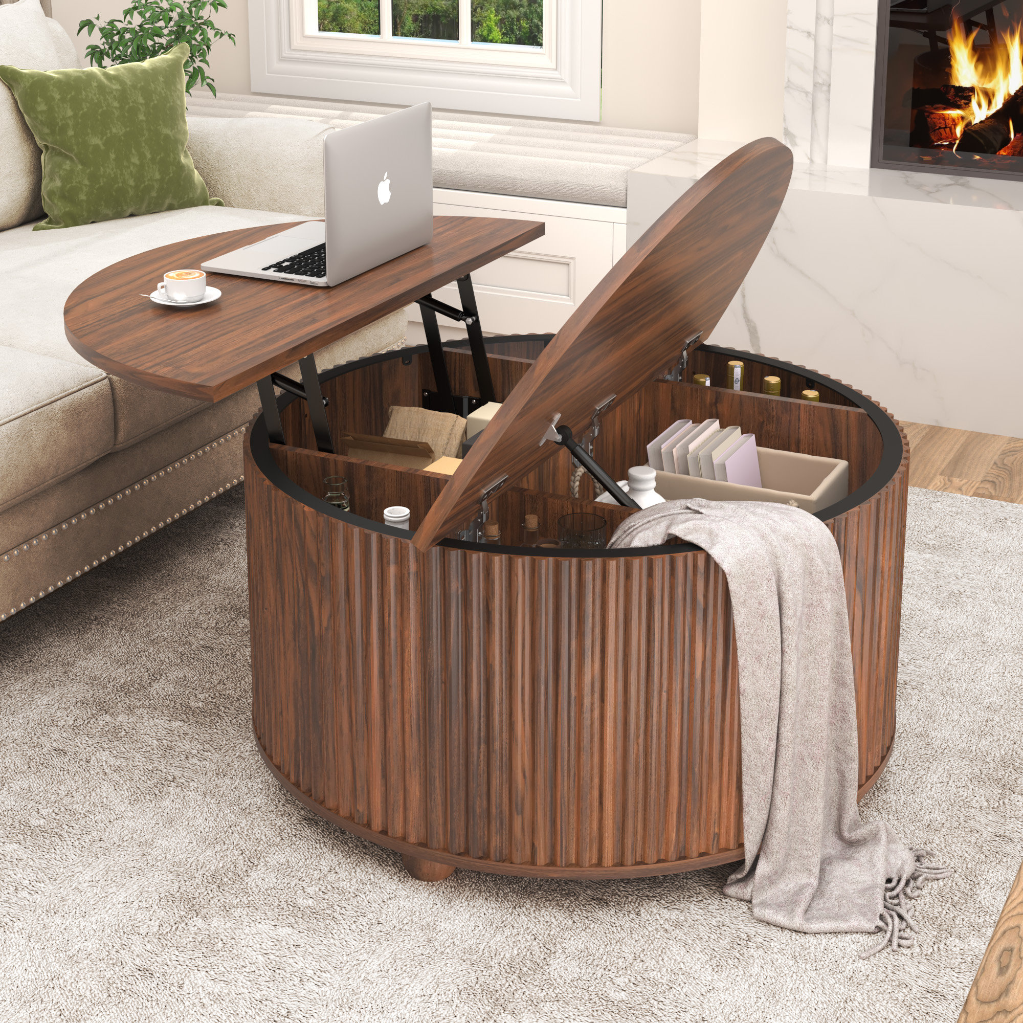 Furniture Options with Storage Included that I LOVE to help keep my home clean and tidy! cover photo collage