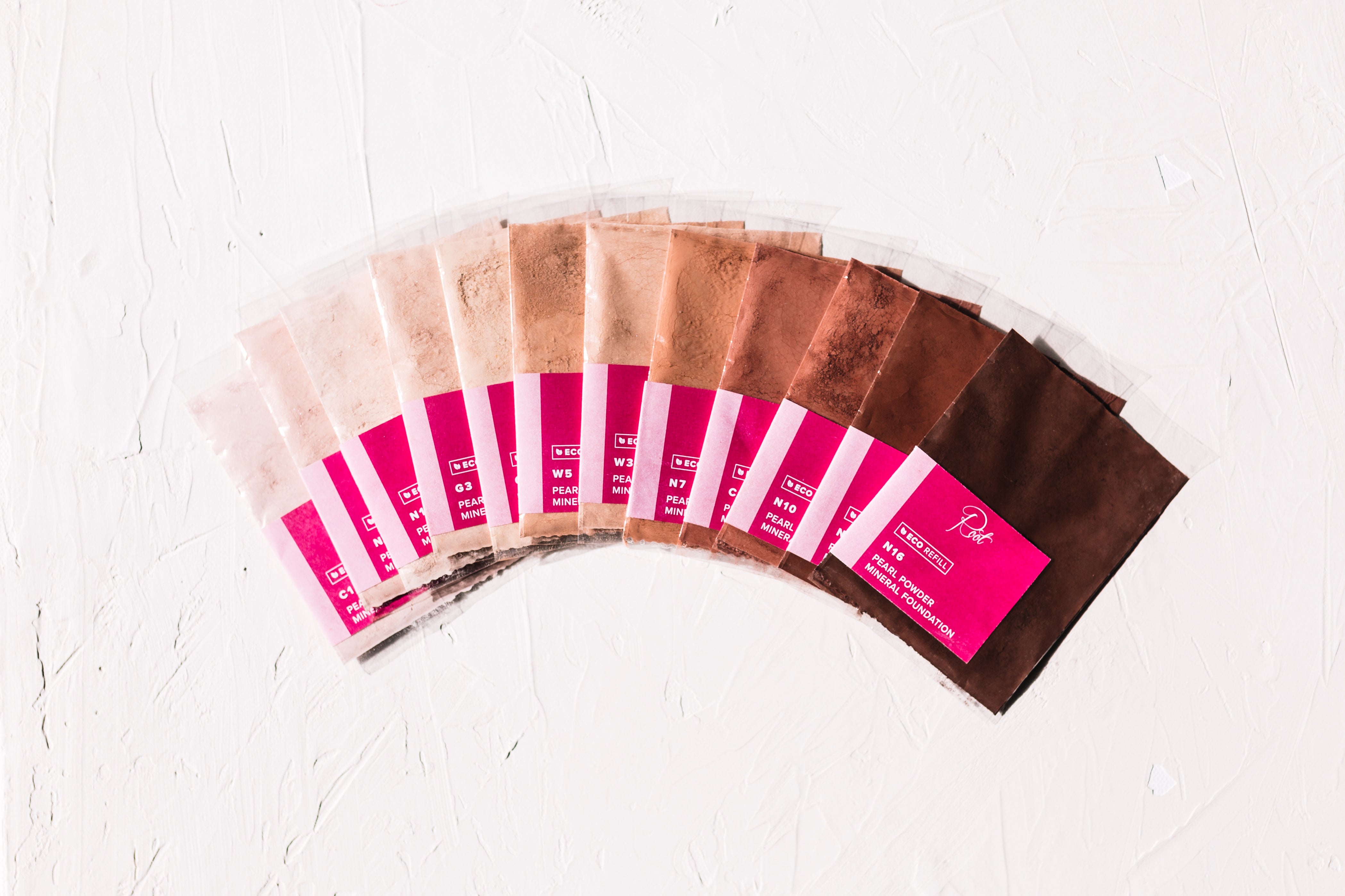 Clean makeup, beautiful colors, small business cover photo collage