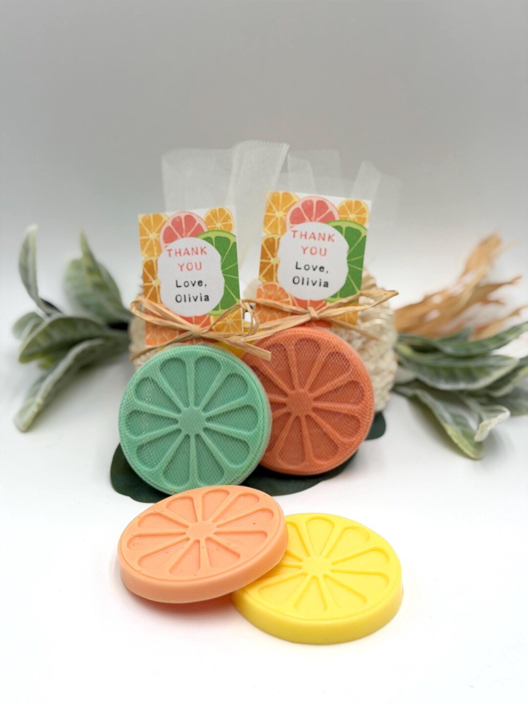 Citrus Slice Soap Favors personalized guest gift