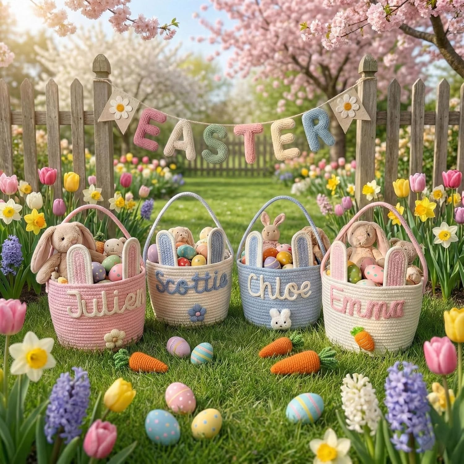 Easter Basket Ideas for Kids 🐰🎁 cover photo collage