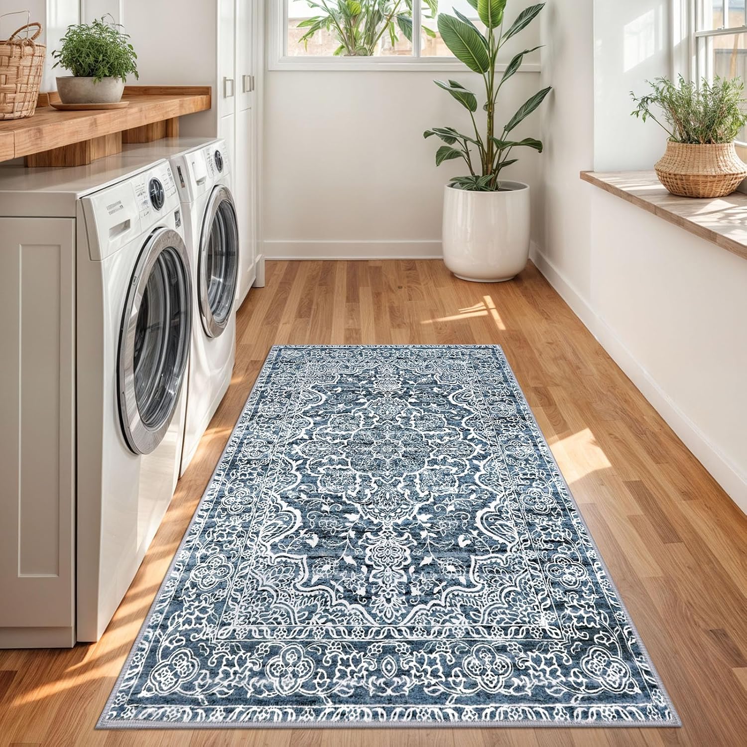 My Blue & White Laundry Oasis 🧺 cover photo collage