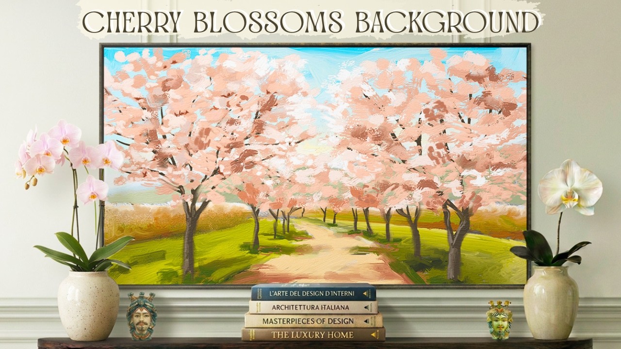 SPRING TV AESTHETIC - 4K ART TV SCREENSAVERS cover photo collage