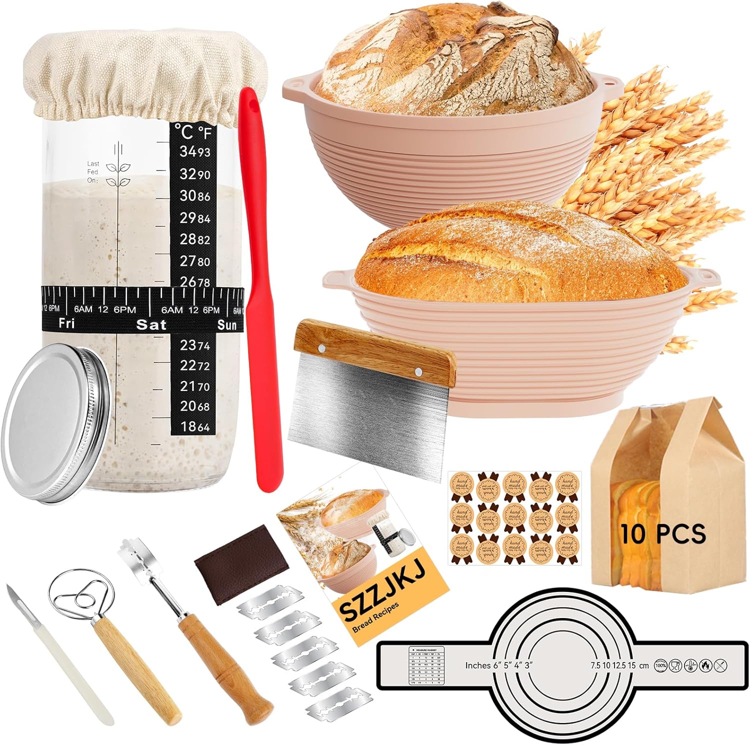 Sourdough Baking cover photo collage