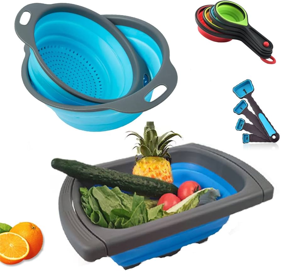 Space-Saving Kitchen Essentials: Collapsible & Foldable Tools for Small Kitchens cover photo collage