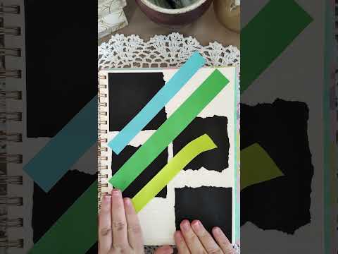 Art Collage Adventure (junk journal) cover photo collage