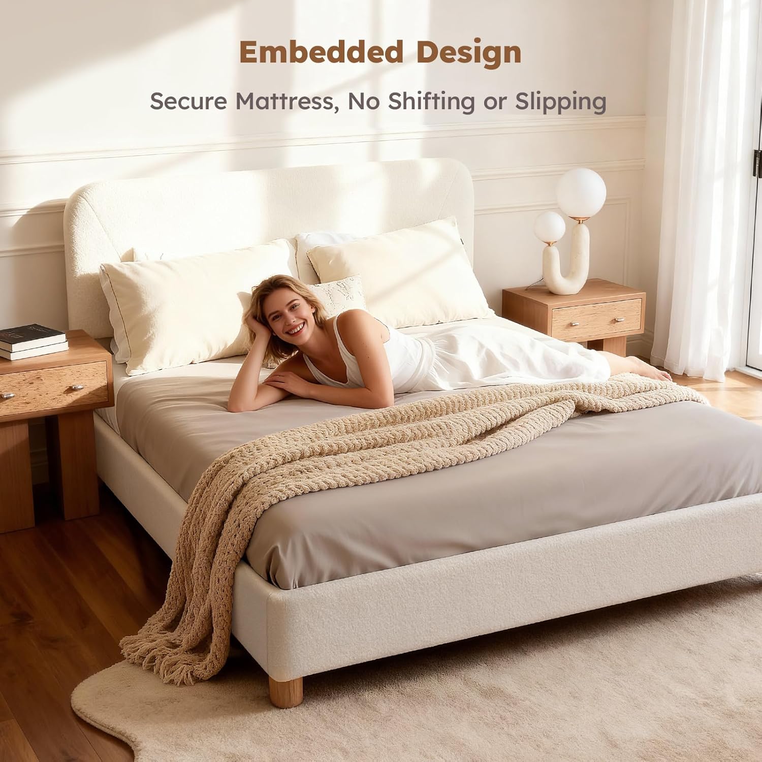 Neutral decor bedroom refresh cover photo collage