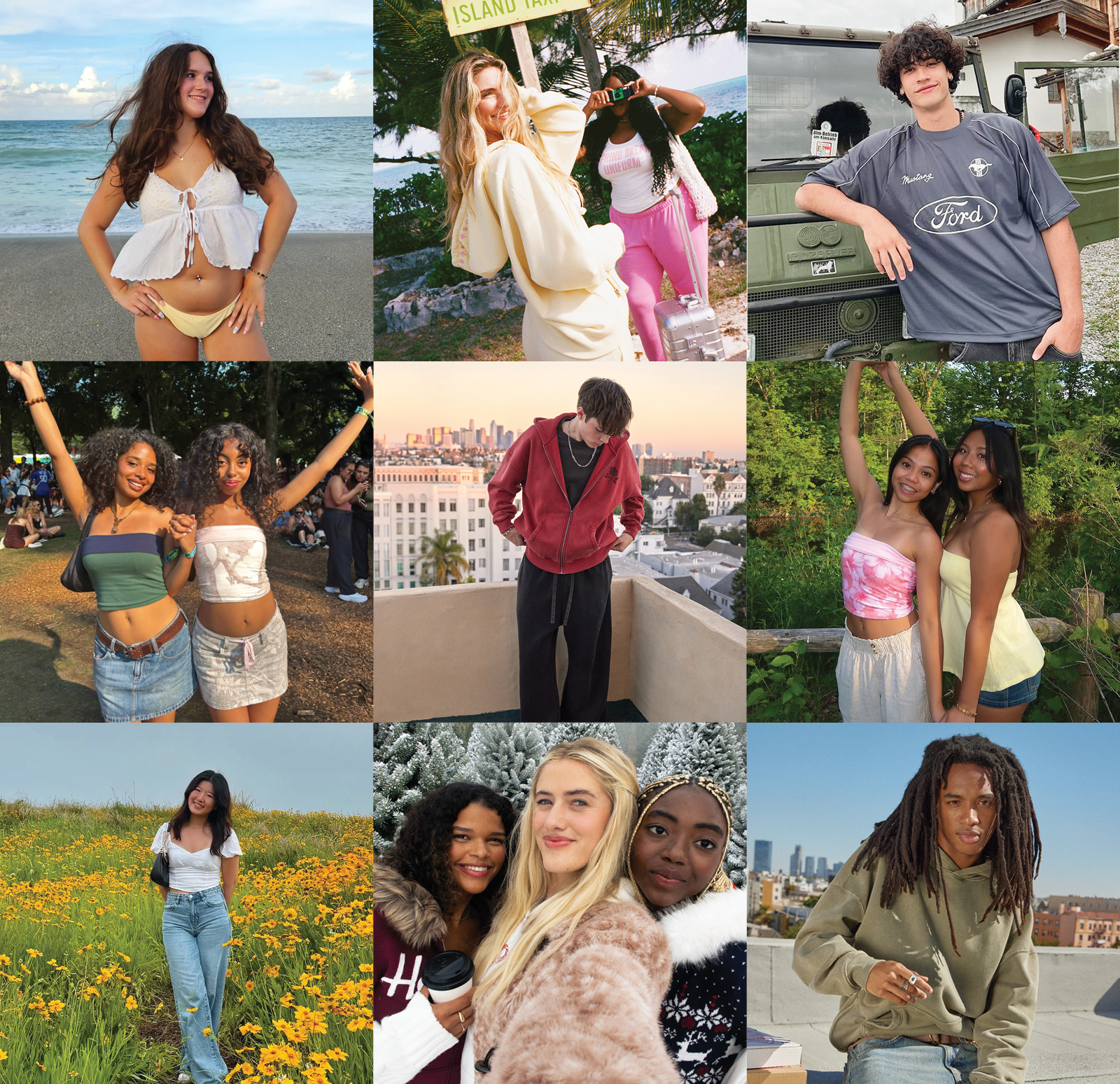 spring fashion favs cover photo collage
