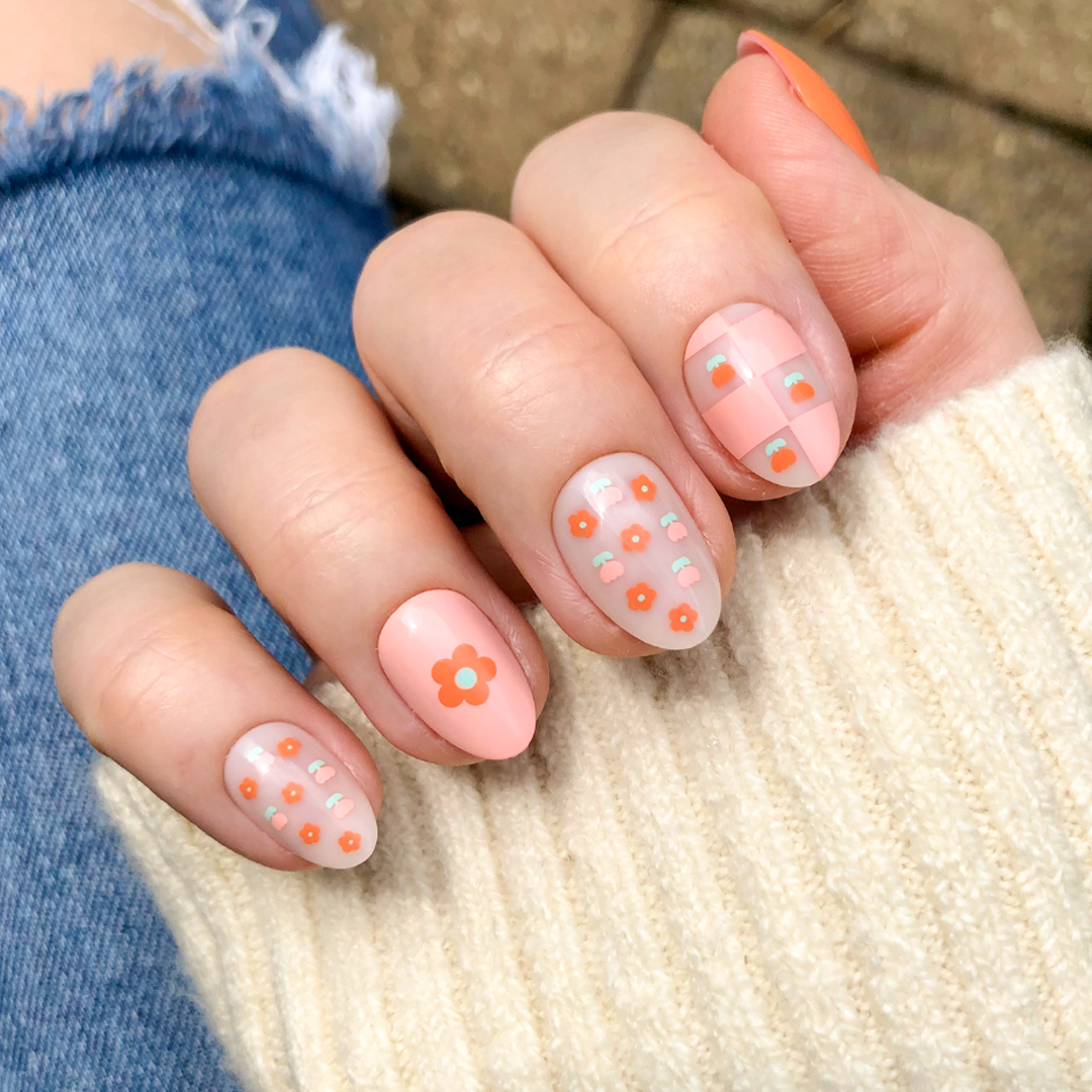 Spring Press On Nails- Budget-Friendly & Beautiful!! cover photo collage
