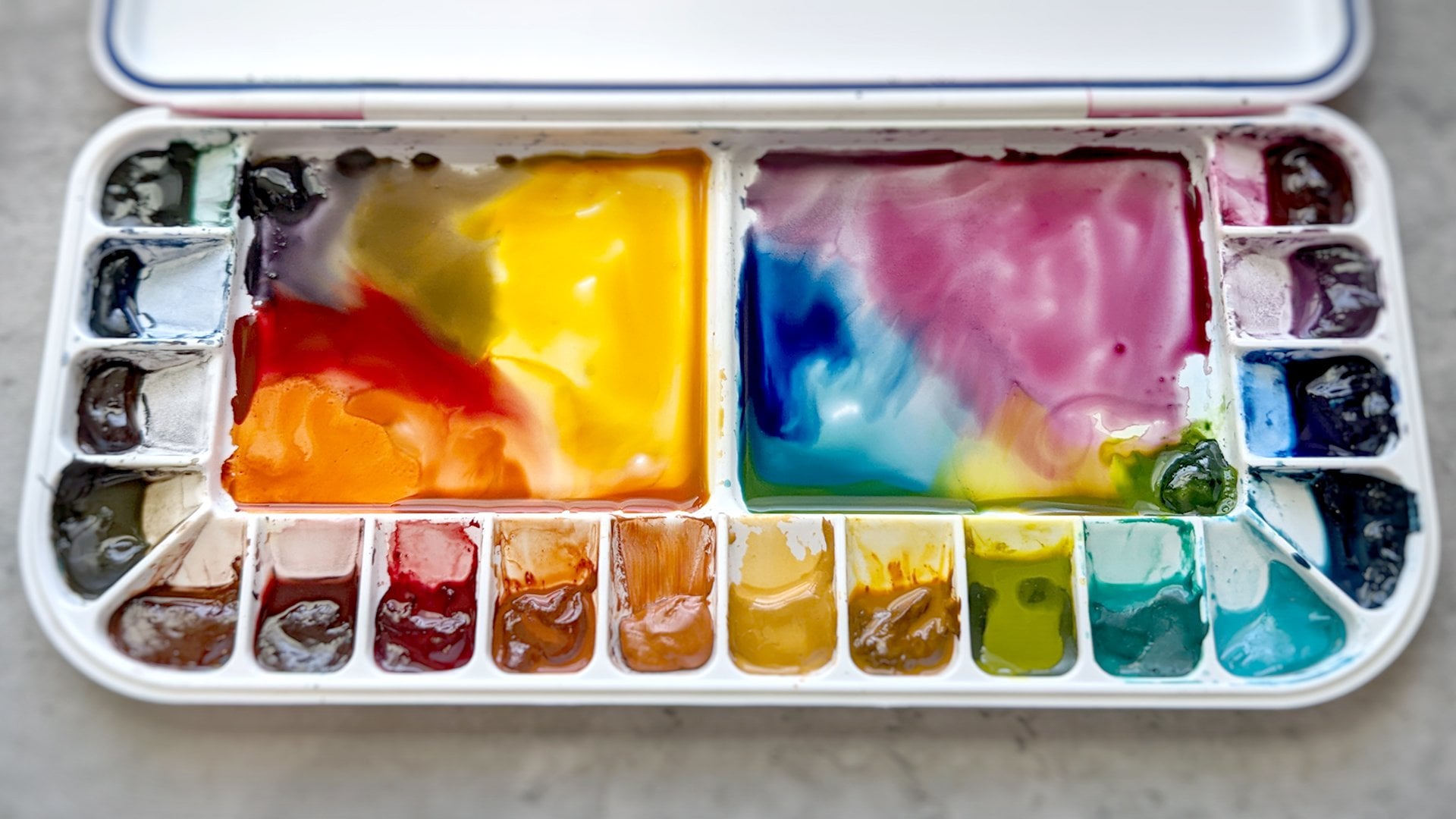 Ultimate Watercolor Supplies for Nerds cover photo collage