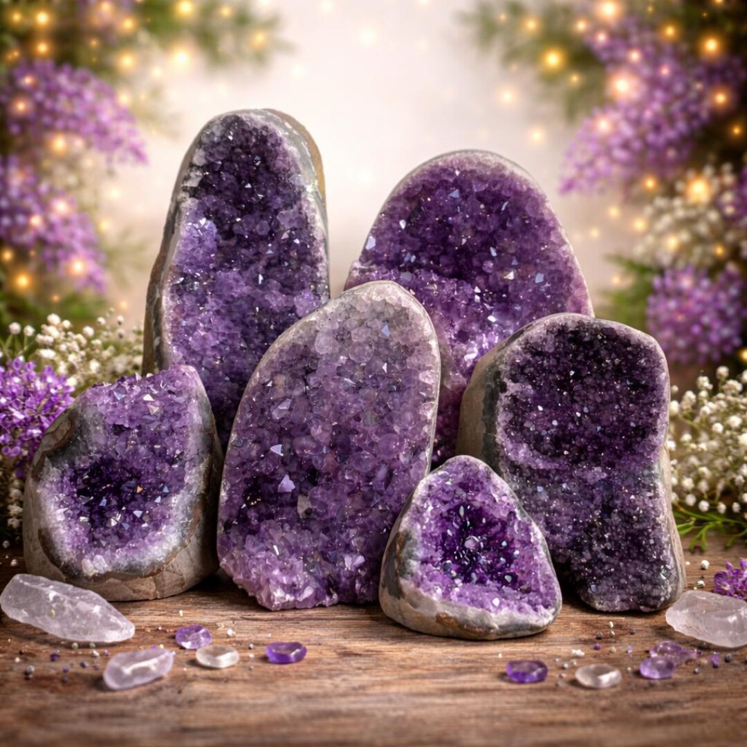 Amethyst Lover Essentials - Healing Energy cover photo collage