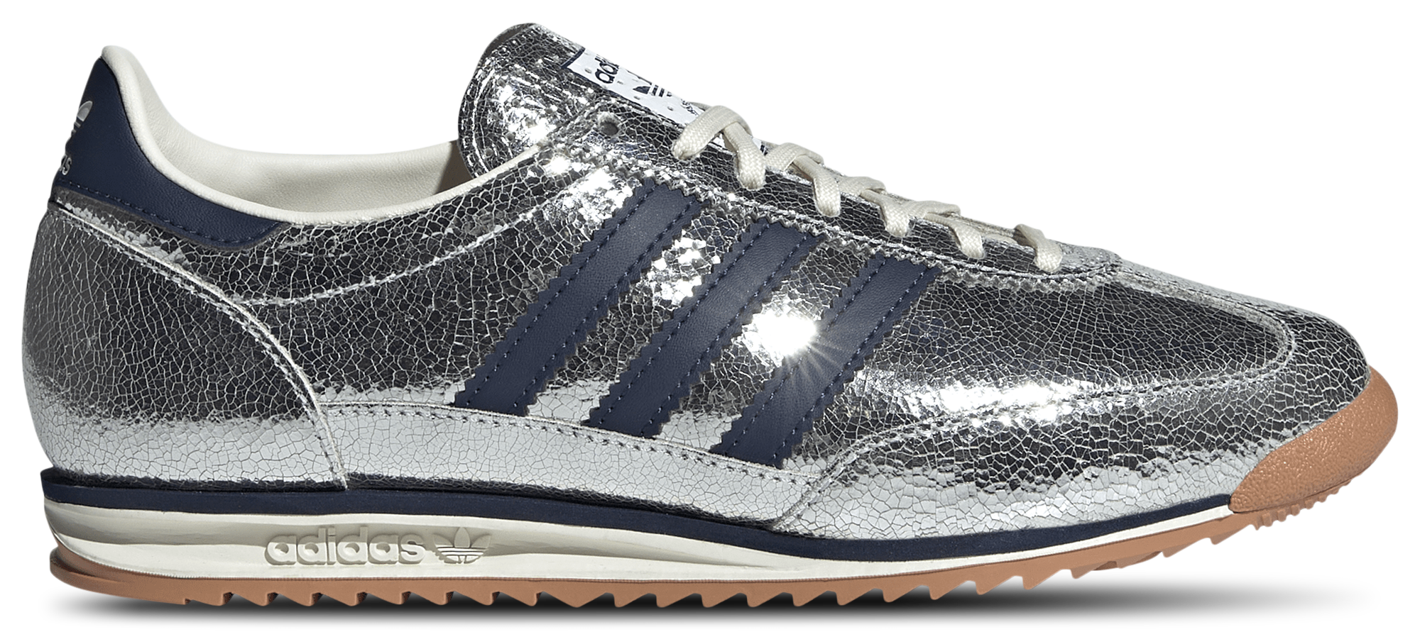 Shine on in Chrome and Silver Sneakers cover photo collage