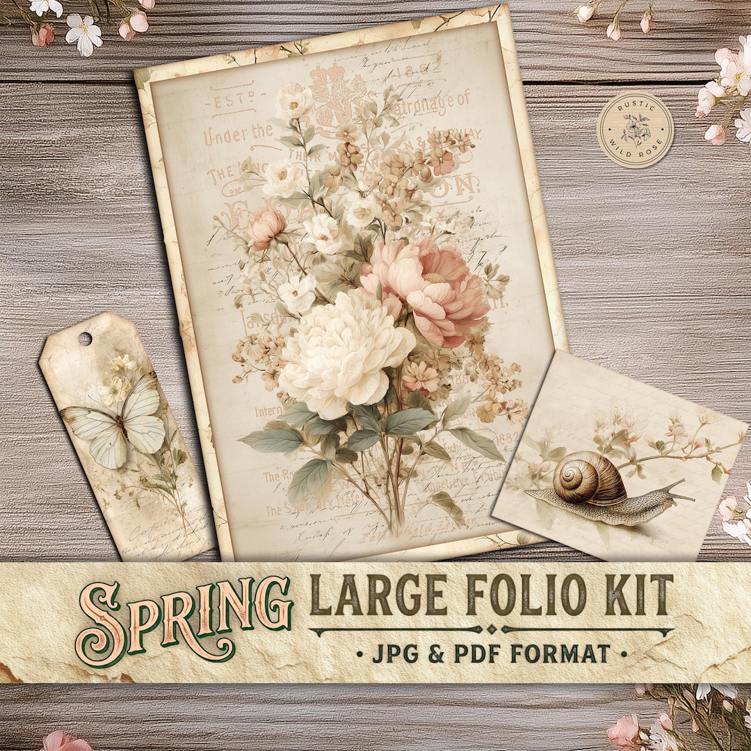 Printable Junk Journal Projects for Summer cover photo collage