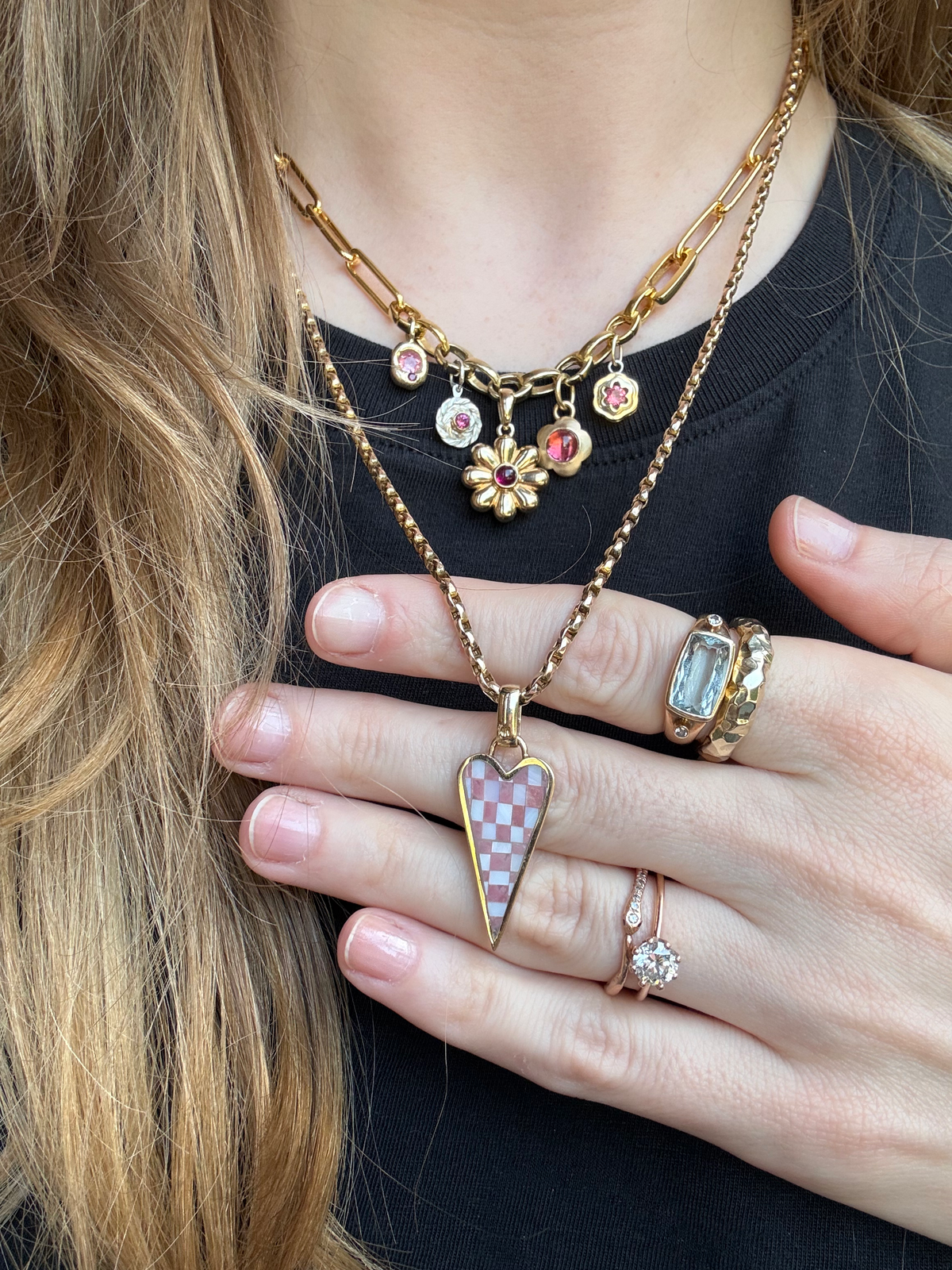 Favorite jewelry pieces from my personal collection cover photo collage