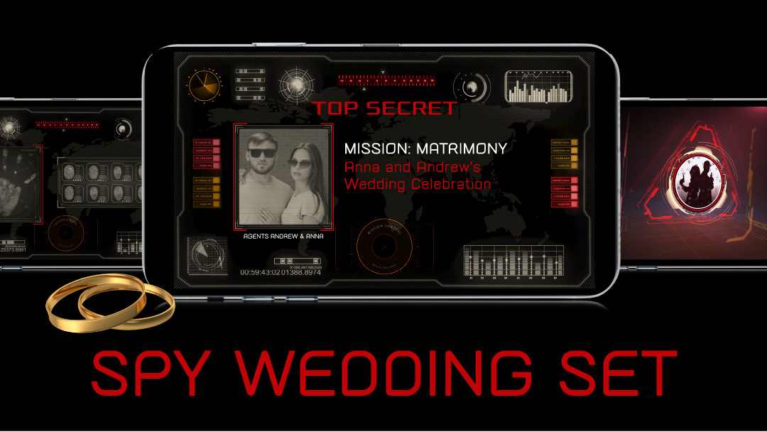 Unique Ideas for an Interactive Spy Themed Wedding cover photo collage