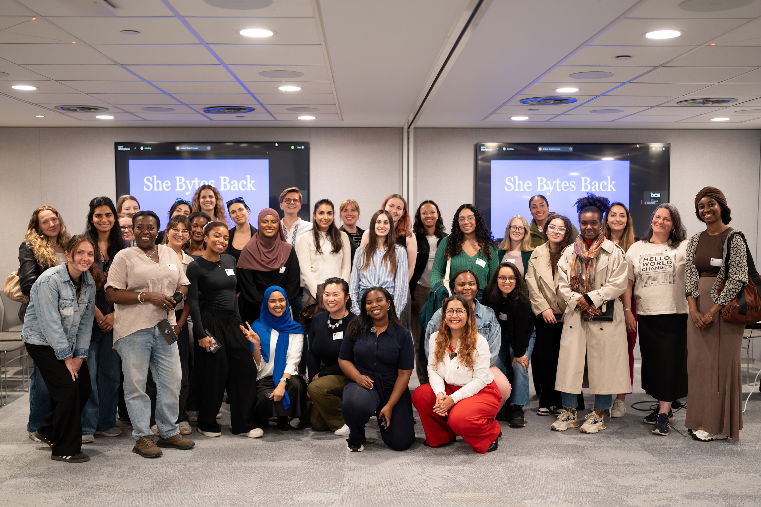 Women in tech communities cover photo collage