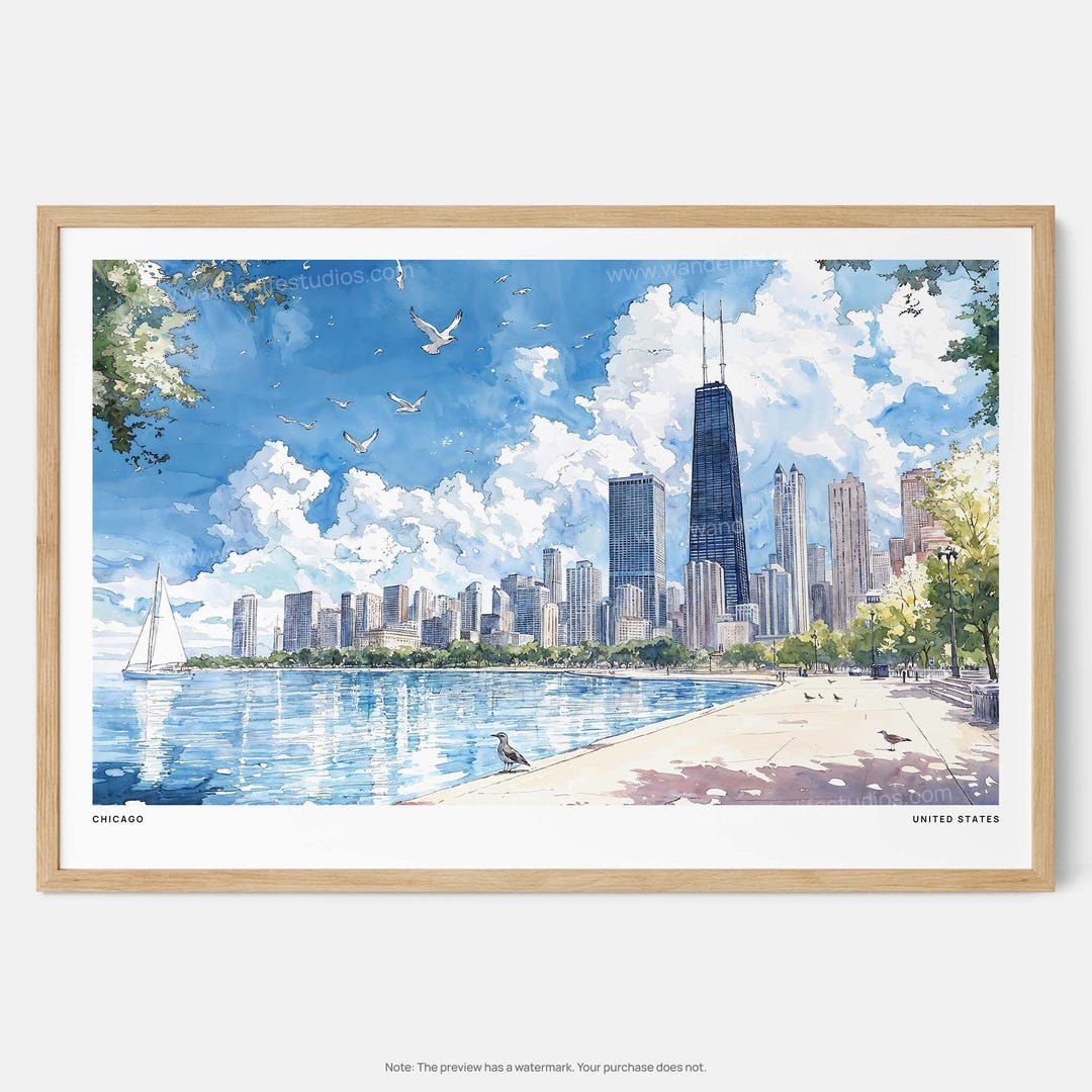🌸 Chicago in Bloom: Spring Wall Art Prints from Etsy That Feel Like May in the City cover photo collage