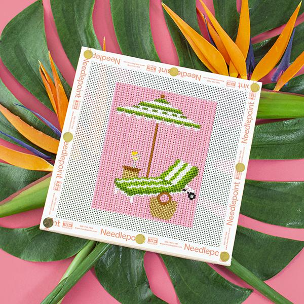 Spring Needlepoint Studio cover photo collage