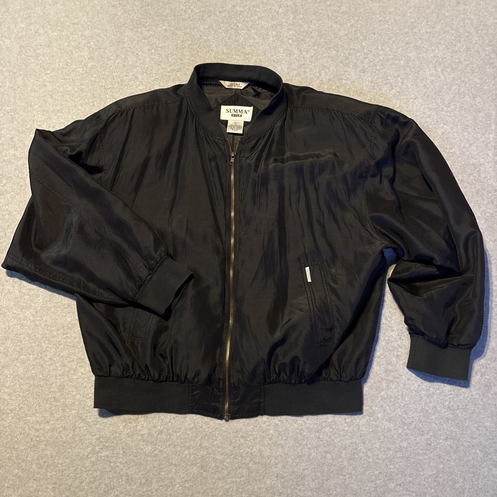 Vintage Satin Bomber Jackets