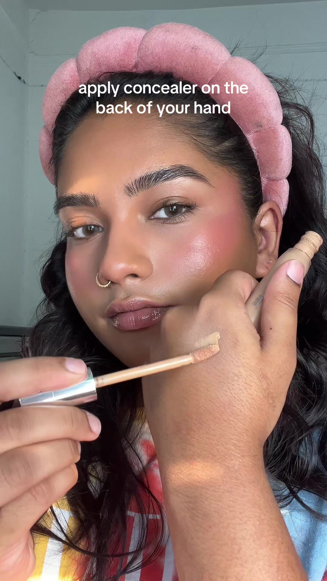 5 minute makeup routine as a mom of 2 cover photo collage
