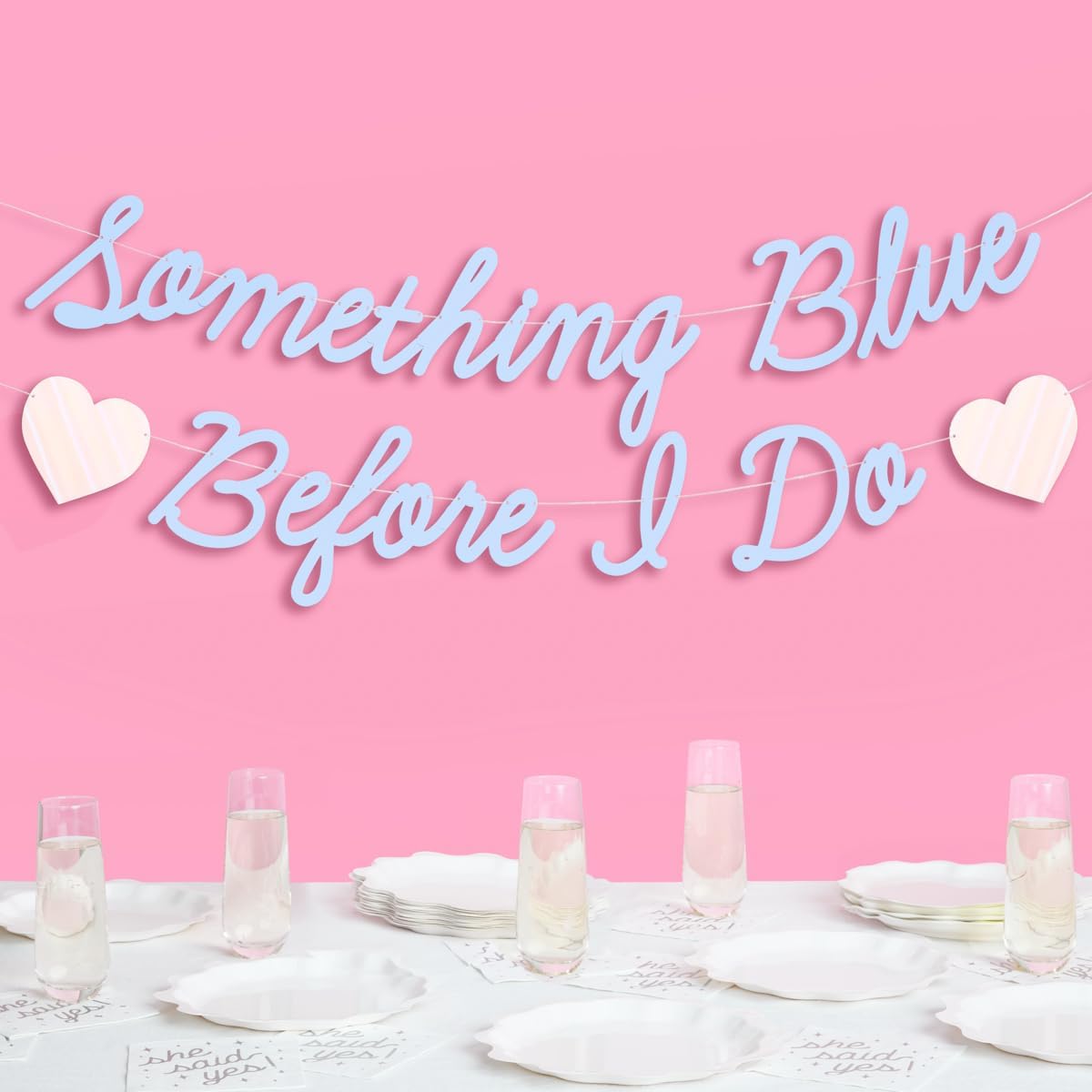 Something Blue Before I Do Bridal Shower cover photo collage