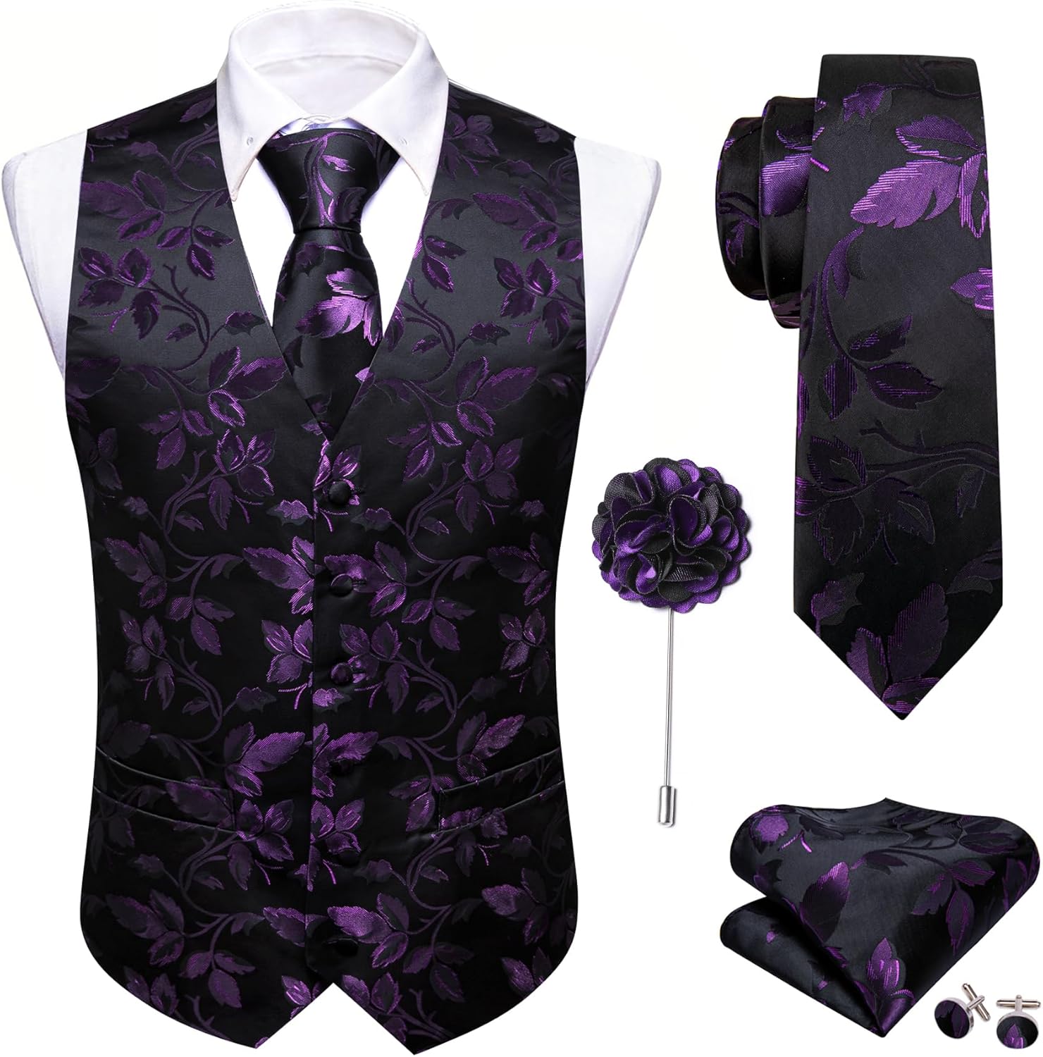 The latest 2026 Wedding trend for men!! Brooches/Boutonnieres Every man on the 2026 Oscar Red Carpet was wearing one! cover photo collage