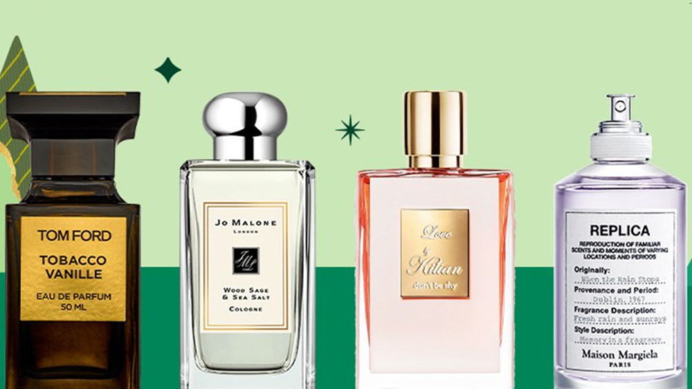 Women's Designer Fragrances cover photo collage