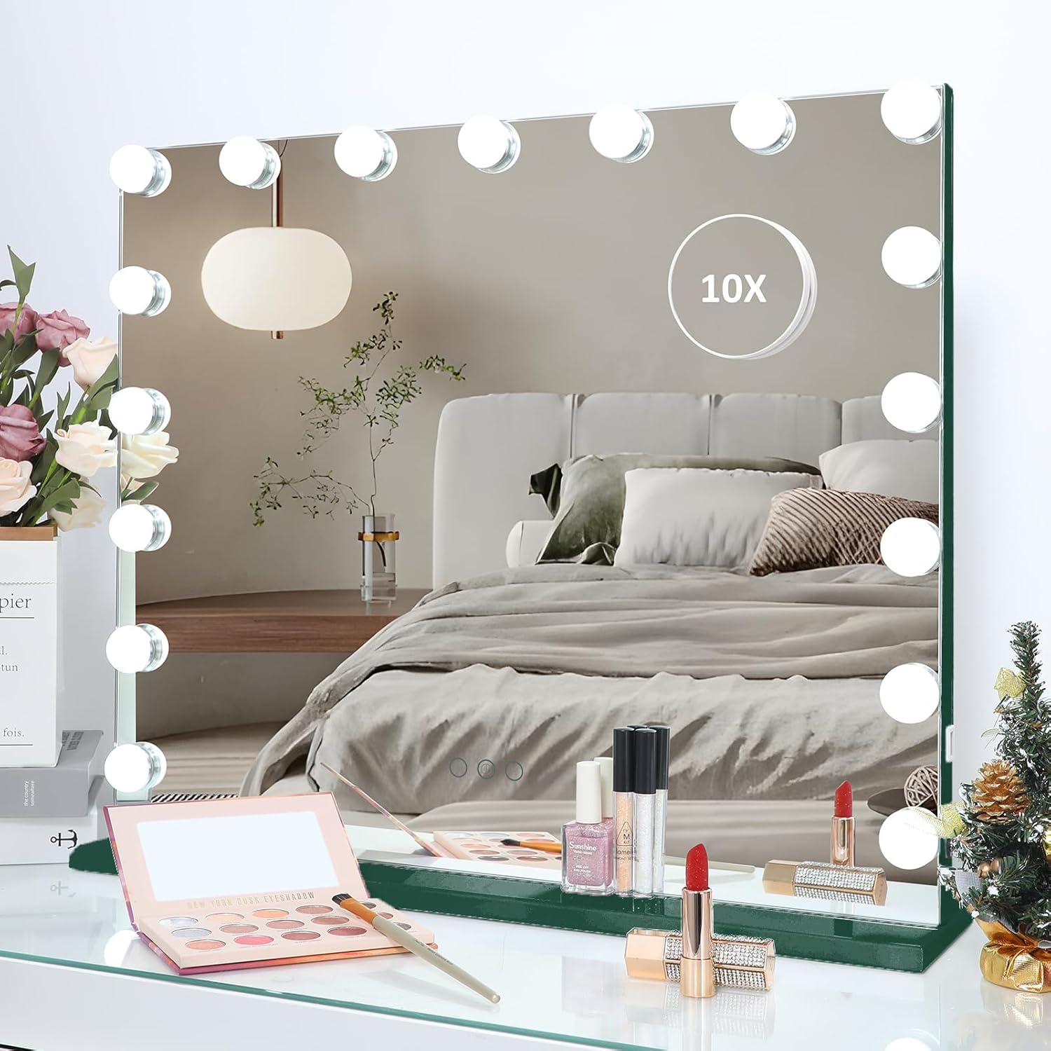 DIY Luxe Makeup Vanity Setup cover photo collage