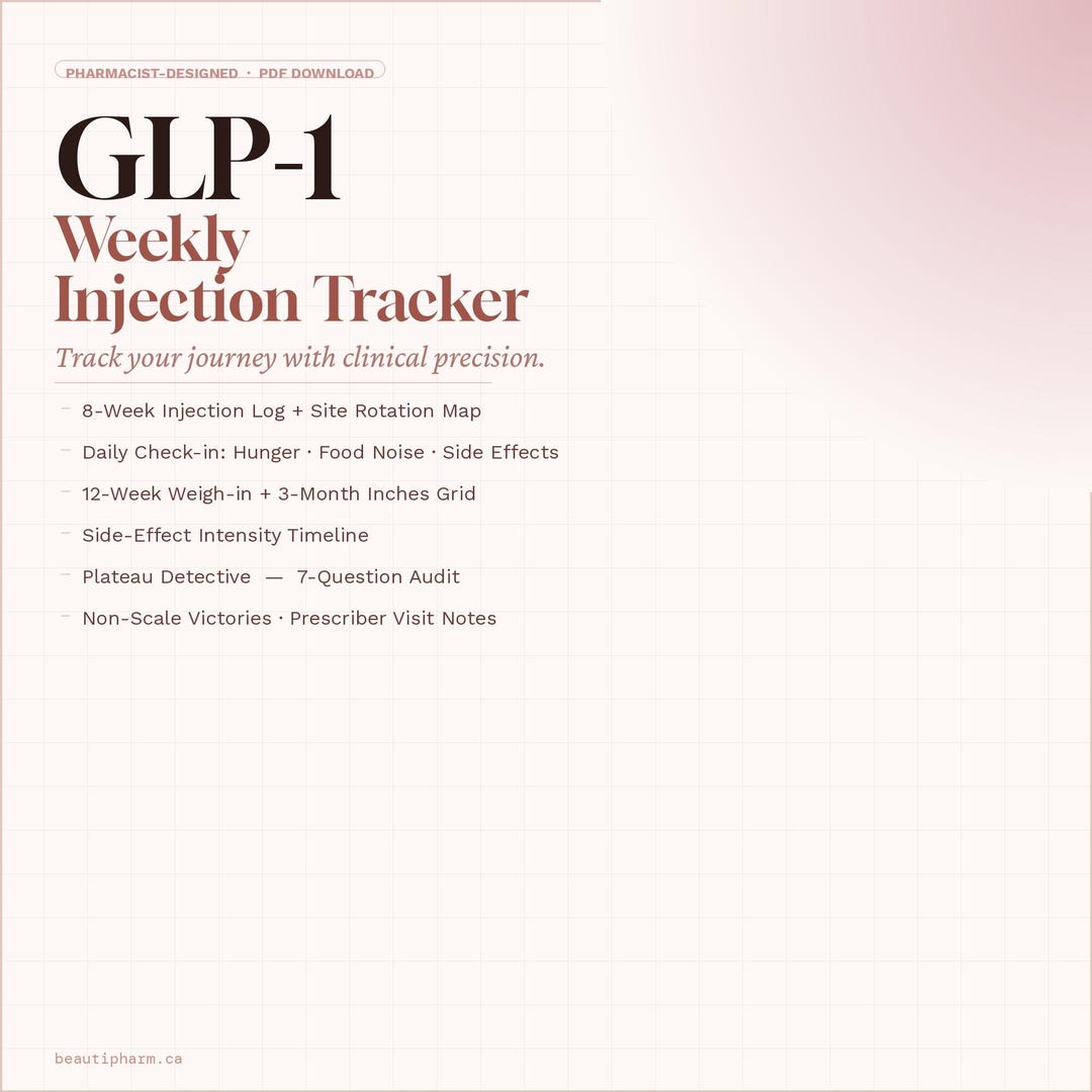 glp 1 shot tracker GLP-1 Weekly Injection Tracker: Medication & Weight Loss Log (digital Download) Health & Wellness Digital Tools