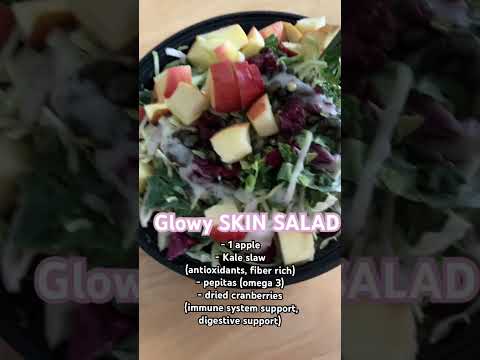 Updated WHAT I EAT IN A DAY as a Skincare Model🥗 cover photo collage