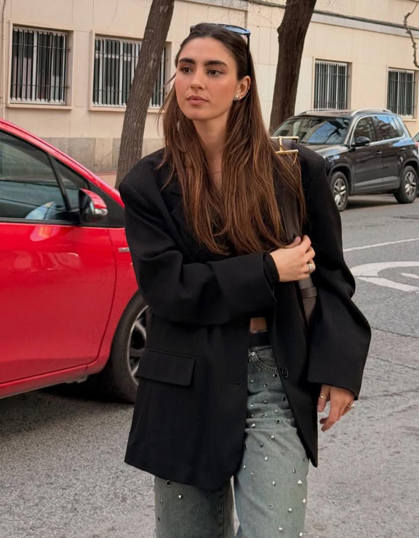 Model Off-Duty Outfit Essentials 🖤✨ cover photo collage