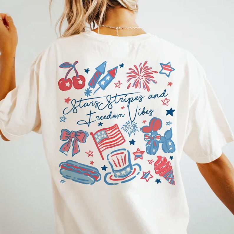Stars, Stripes & Summer Finds cover photo collage