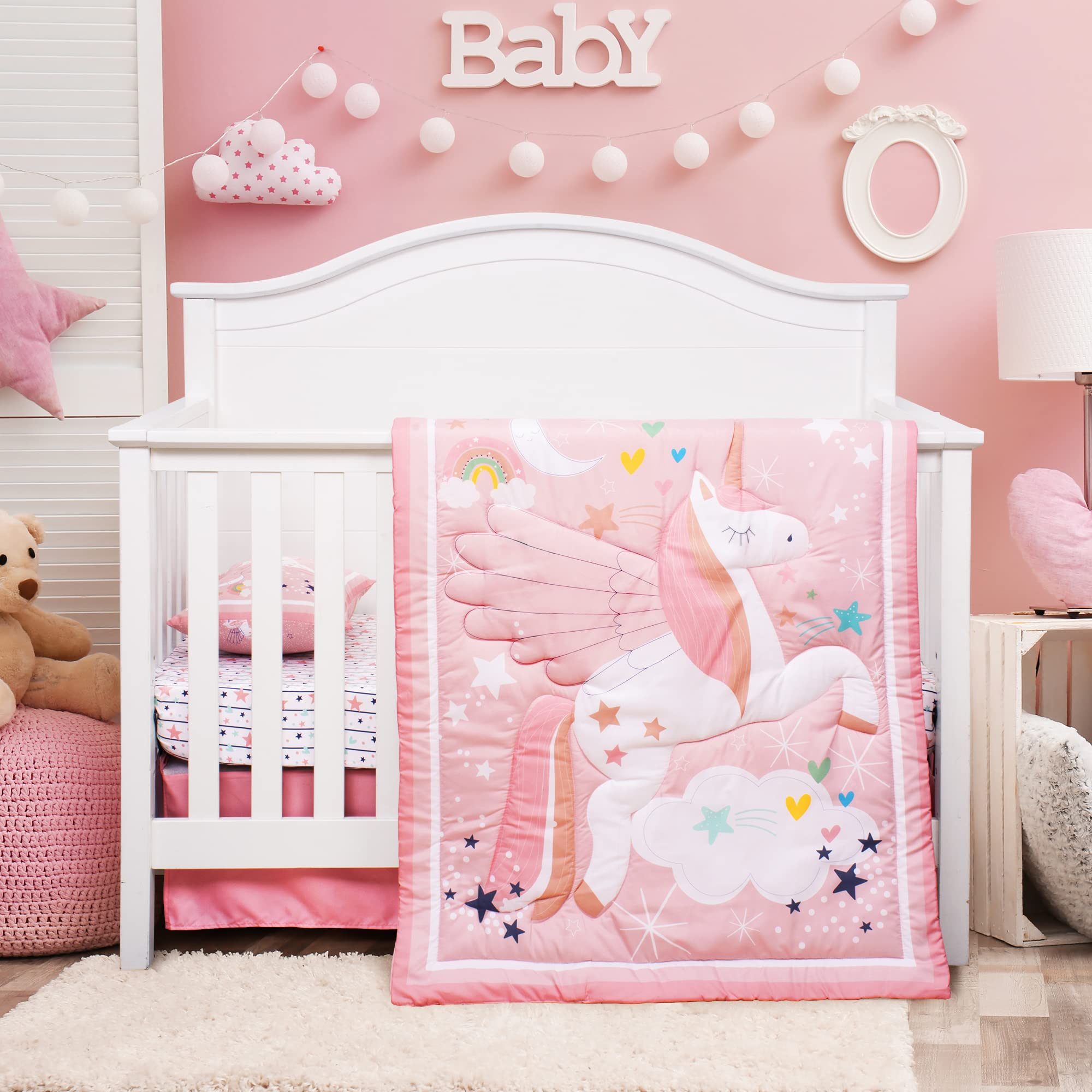 Pink Nursery: Baby Girl Bedroom Essentials cover photo collage