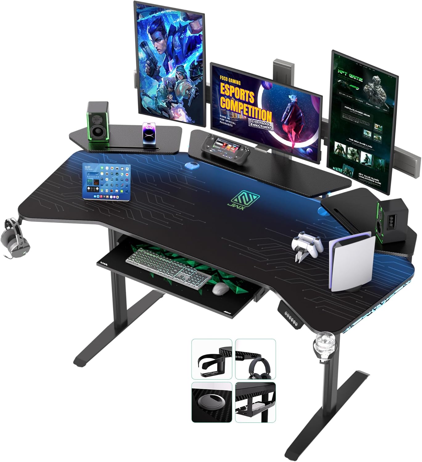 Ultimate Pro Gaming & Workstation Setup 2026 cover photo collage