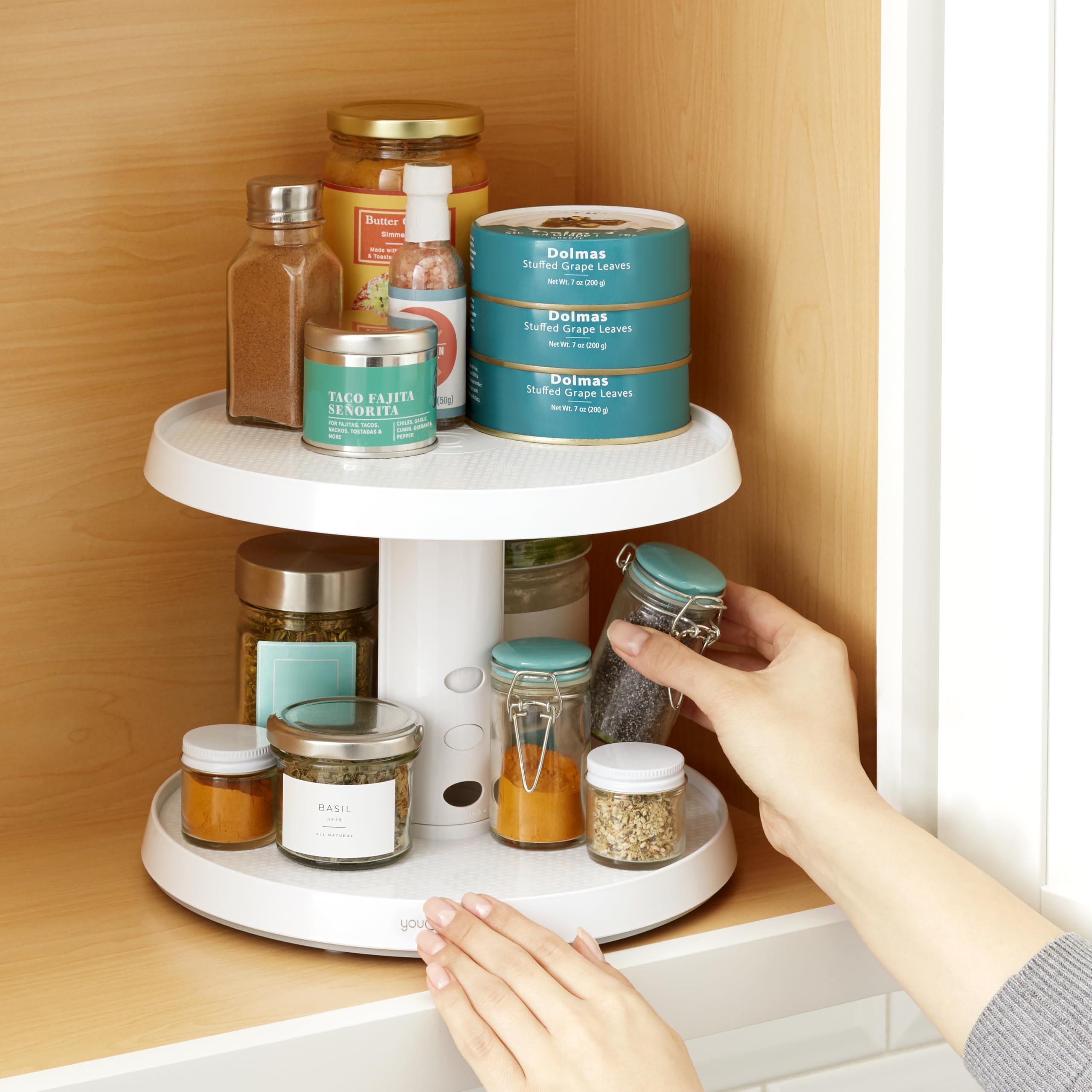 The "Find Everything" Fridge: Curated Rotating Organizers cover photo collage