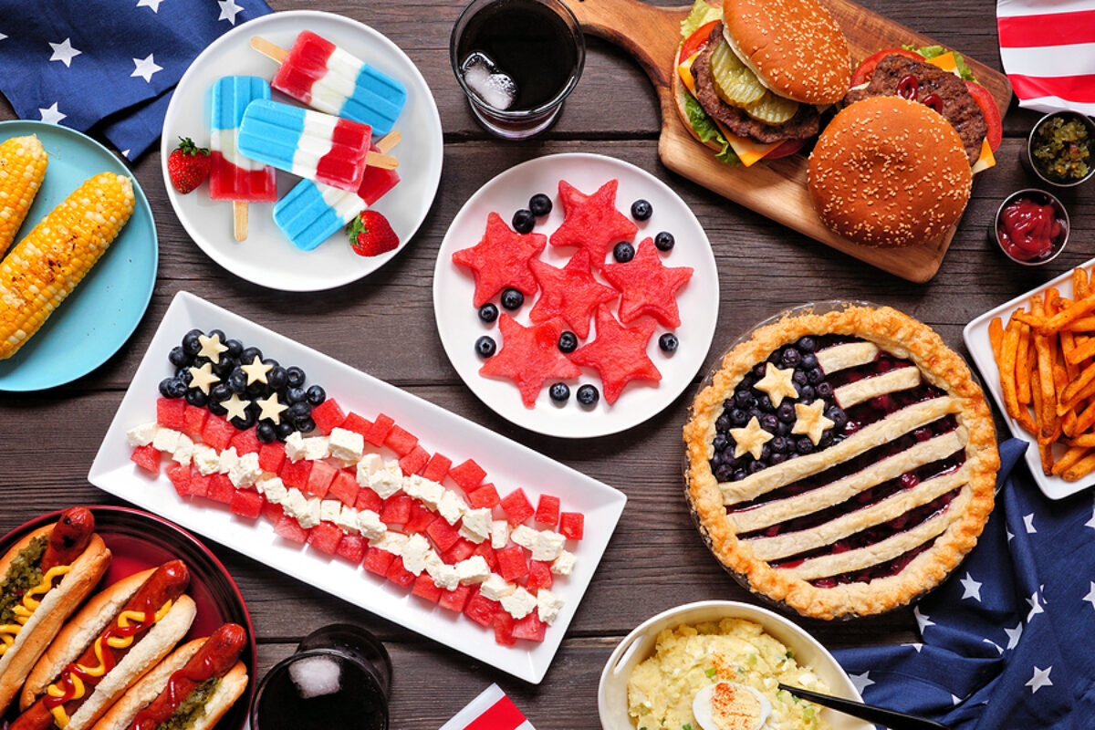 Memorial Day and 4th of July Party Ready 🍔🇺🇸🌭🍹 cover photo collage