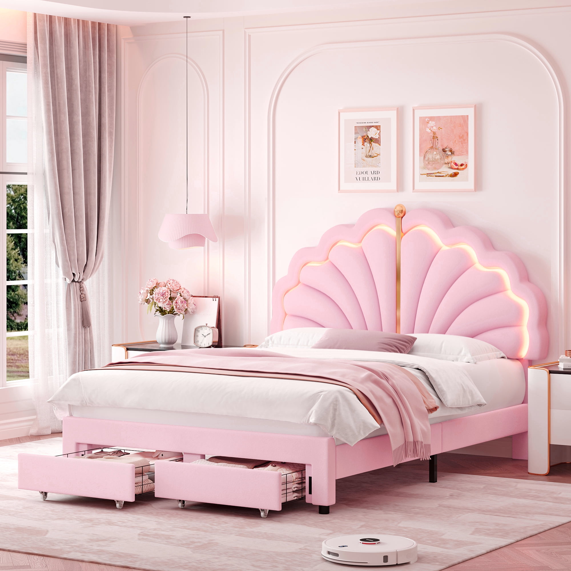 🛏️ Pink Aesthetic Bedrooms cover photo collage