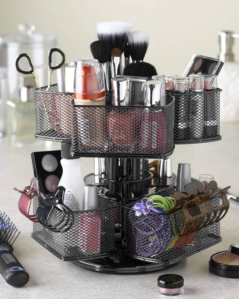 Stop Digging Through Clutter: 15 Brilliant Makeup Storage Solutions for Every Vanity Size cover photo collage