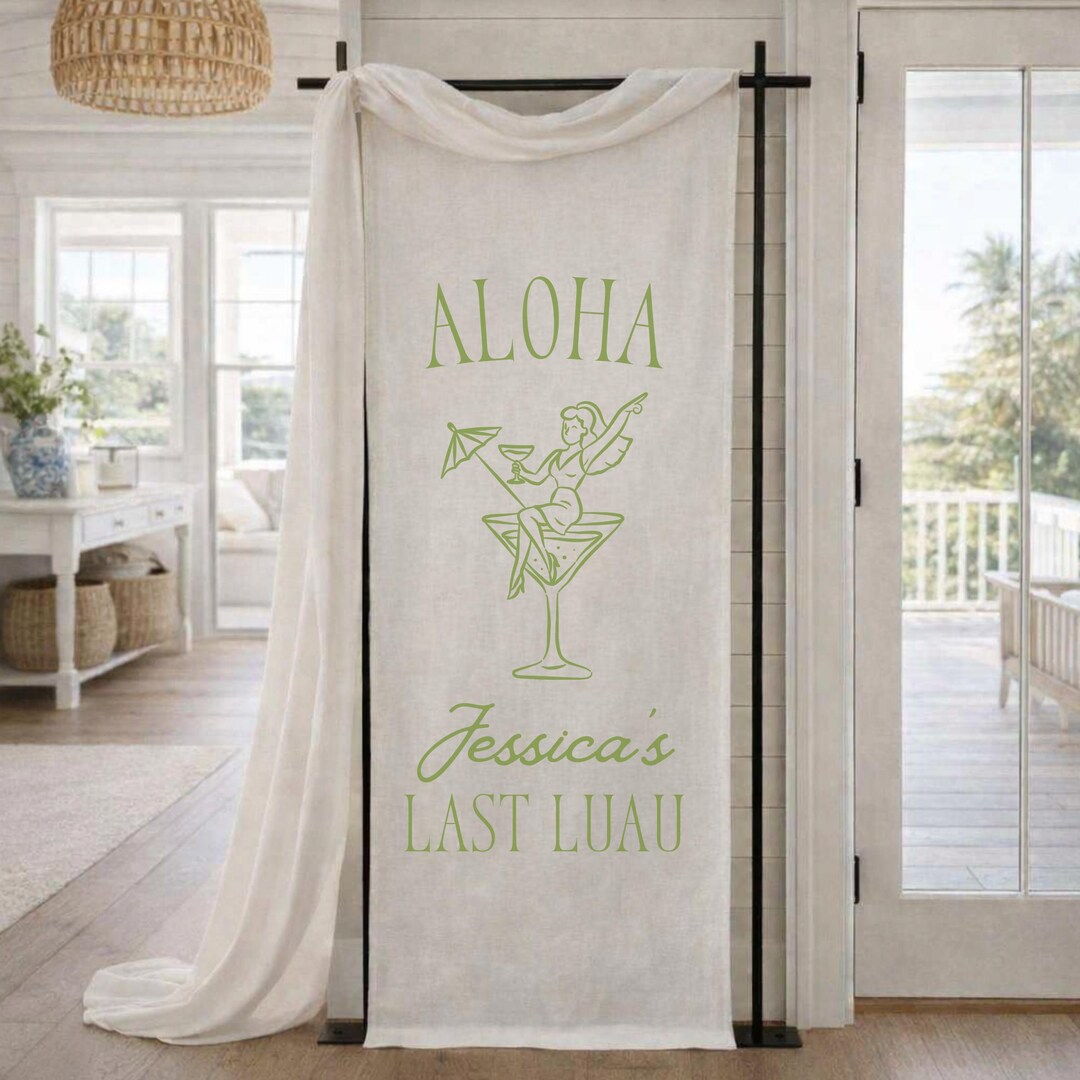 Bride's Last Luau Bachelorette Party cover photo collage