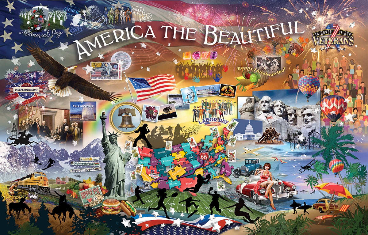 America 250 Celebration Must-Have Merch cover photo collage