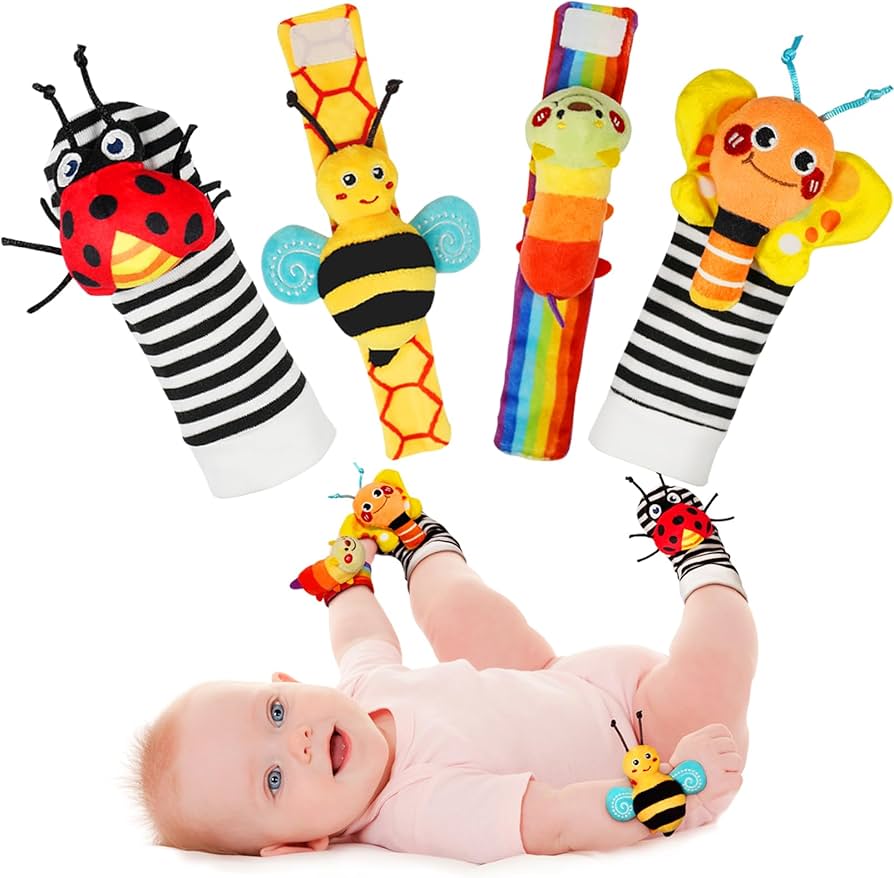 Baby Toys 0-6 months- that my baby really used. cover photo collage