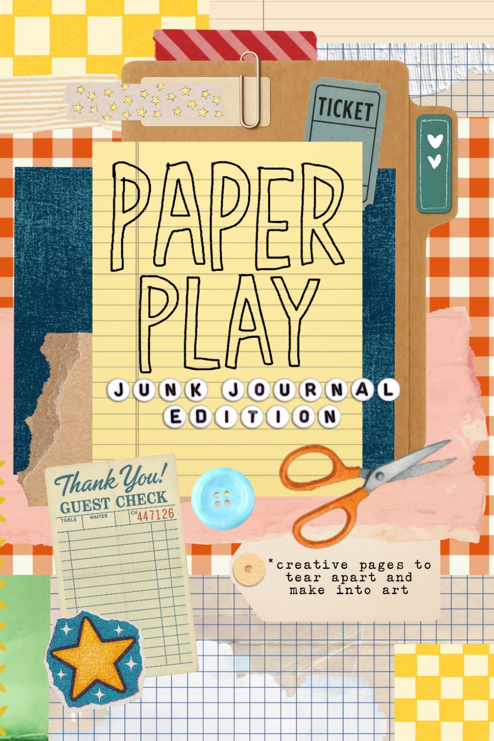 Best Sticker & Collage Books For Junk Journaling and Scrapbooking cover photo collage