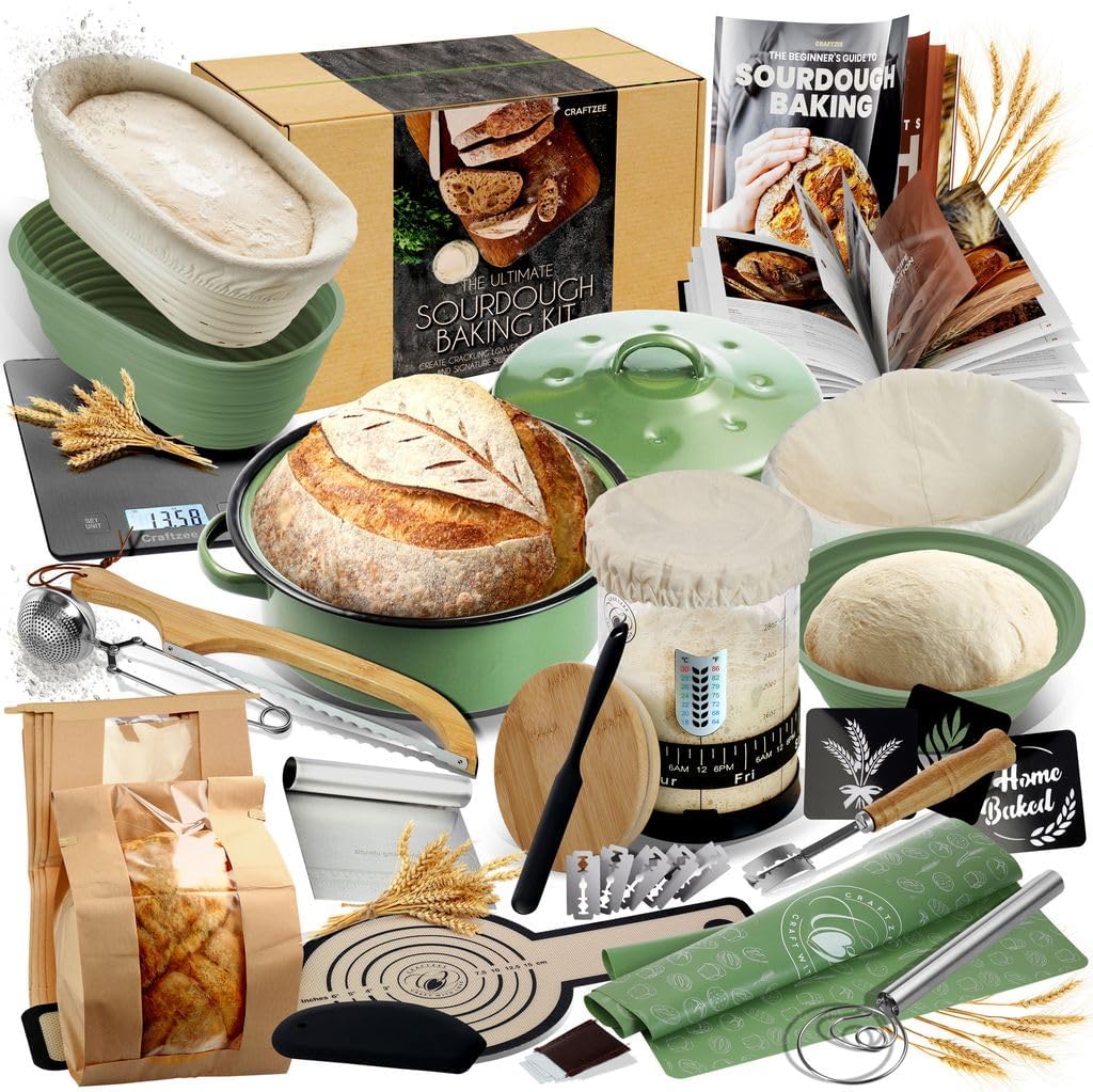 Beginner to Intermediate Sourdough Essentials cover photo collage