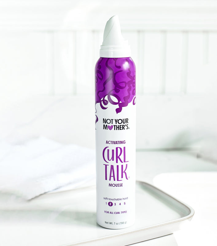 Curly hair products cover photo collage