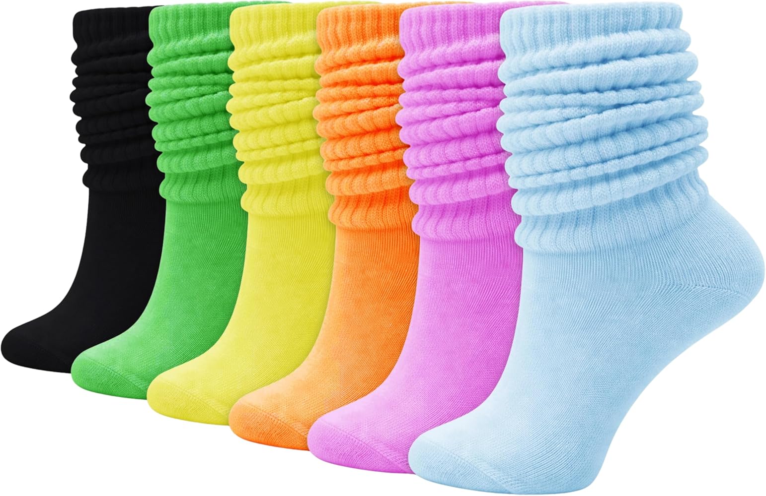 Top 10 Scrunch Crew Socks Retro Solid Styles for Everyday Wear cover photo collage