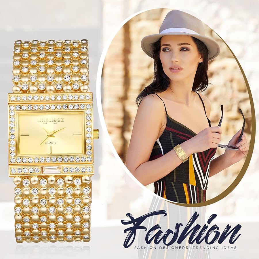 Top 10 Gold Watches Women Vintage Rectangular With Timeless Retro Style cover photo collage