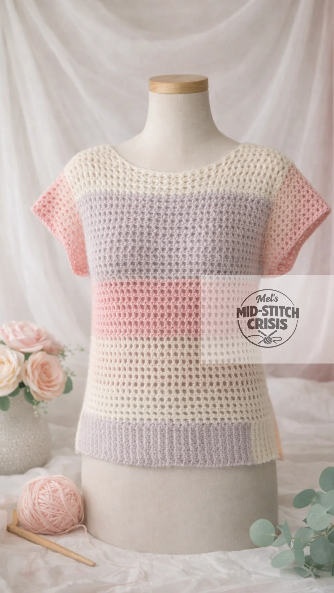 For The Love of Crochet cover photo collage