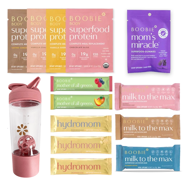 Boobie Superfoods | My Favorites for Breastfeeding, Pumping & Milk Supply Support (+10% Off) cover photo collage