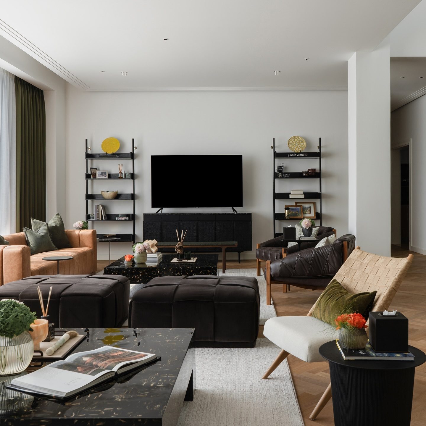 A Soft Heritage Living Room cover photo collage