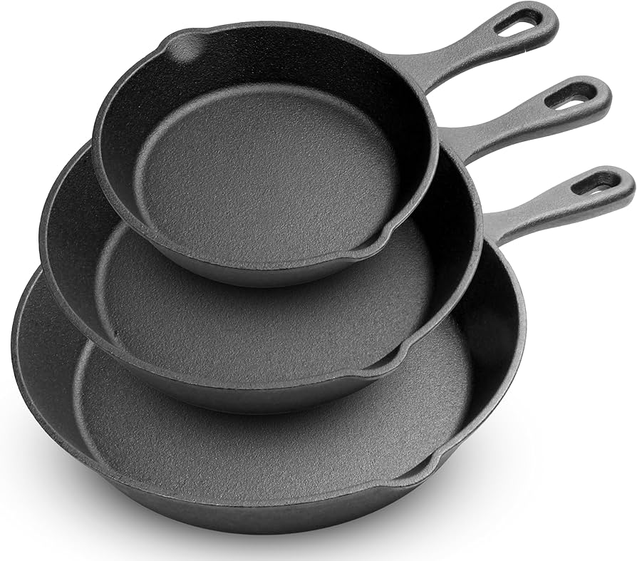 Top 10 Cast Iron Skillet Sets cover photo collage