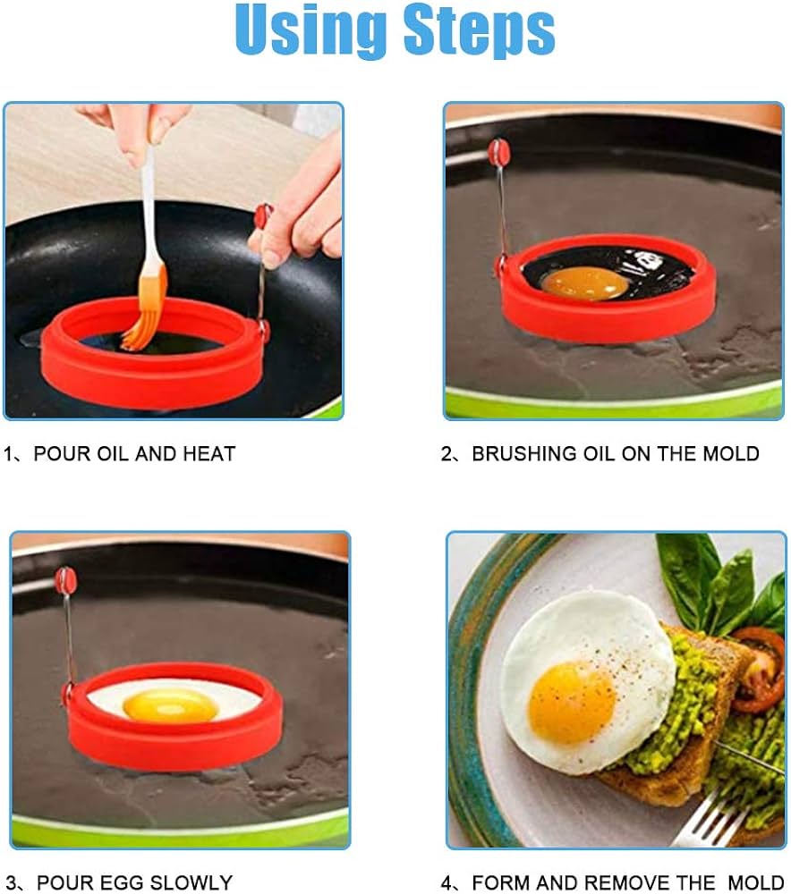 Best Egg and Pancake Rings for Breakfast cover photo collage